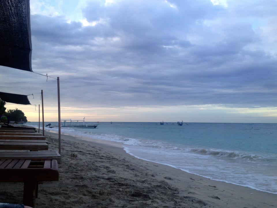 Blick von den Chill out Liegen Chill Out Bungalows