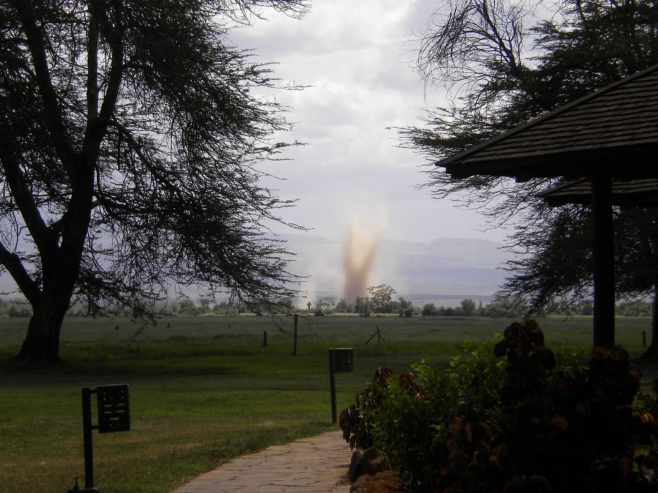 Wirbel vorm Kilimandscharo Ol Tukai Lodge