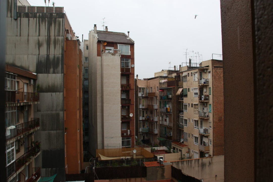 Blick in den Hinterhof Hotel Catalonia Albeniz