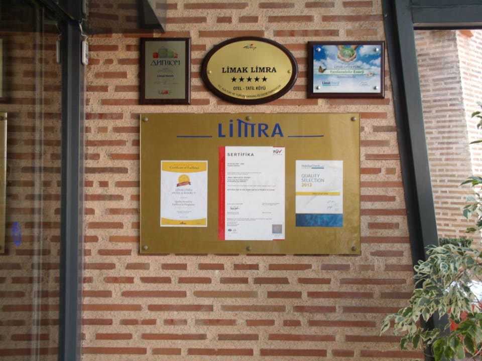 Eingansbereich Limak Limra Hotel & Resort