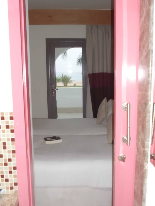 Ausblick Dusche Hotel Mercure Hurghada