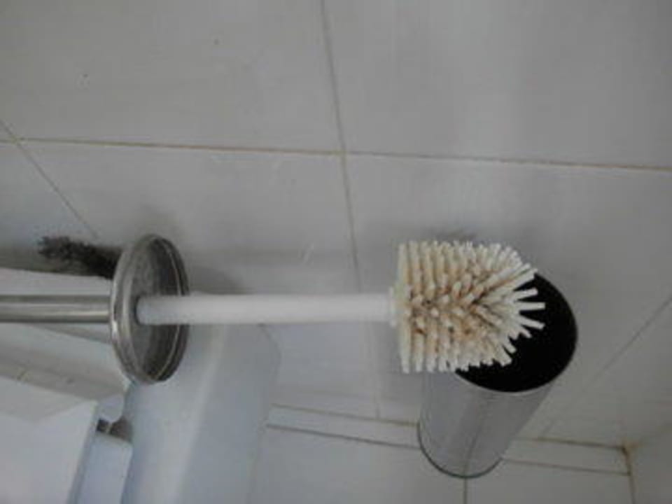 Verdreckte, Toilettenbürste mit Schimmel Fodele Beach & Water Park Holiday Resort