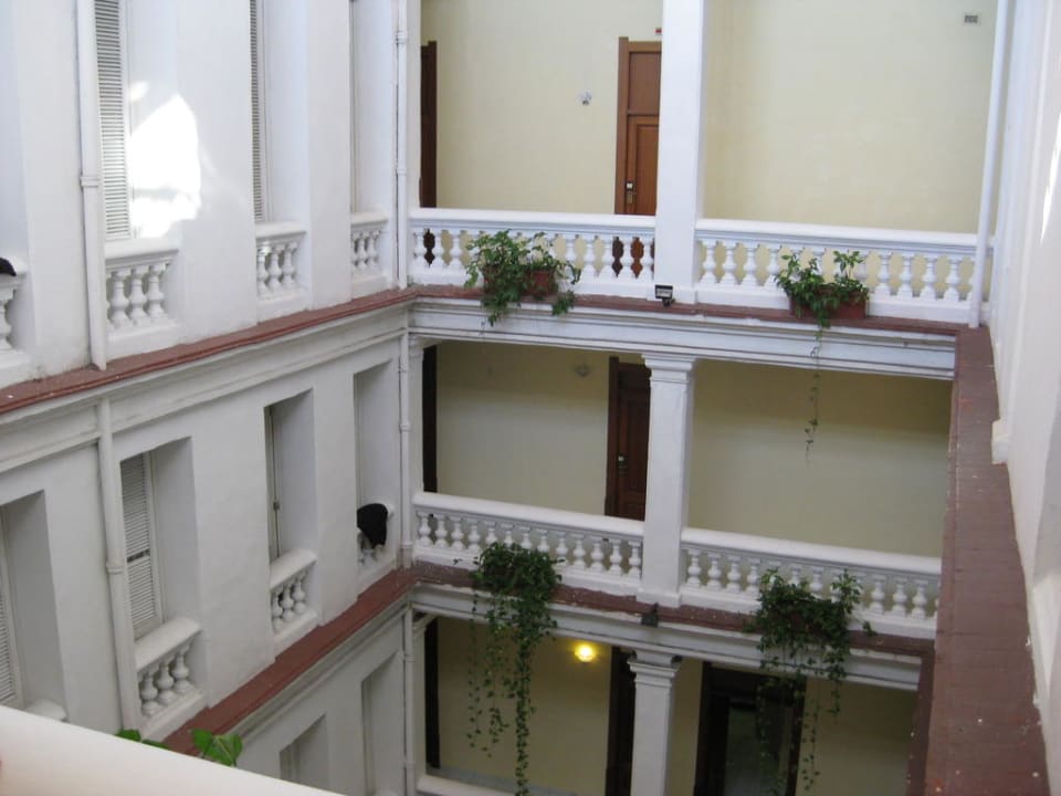 Blick in den Lichthof Casa Granda