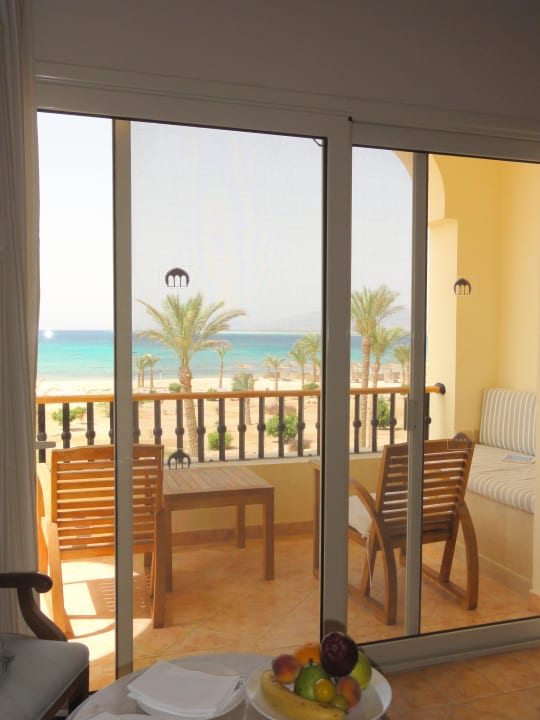 Toller Balkon mit Aussicht Hotel Kempinski Soma Bay