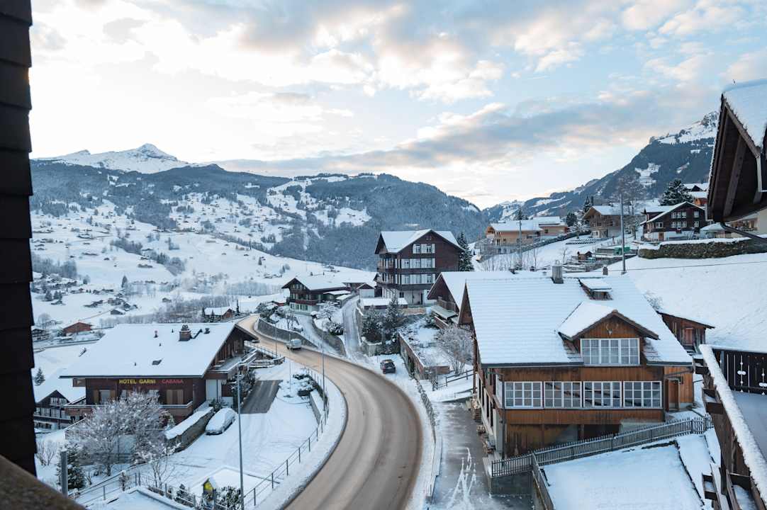 Ausblick Jungfrau Lodge, Swiss Mountain Hotel