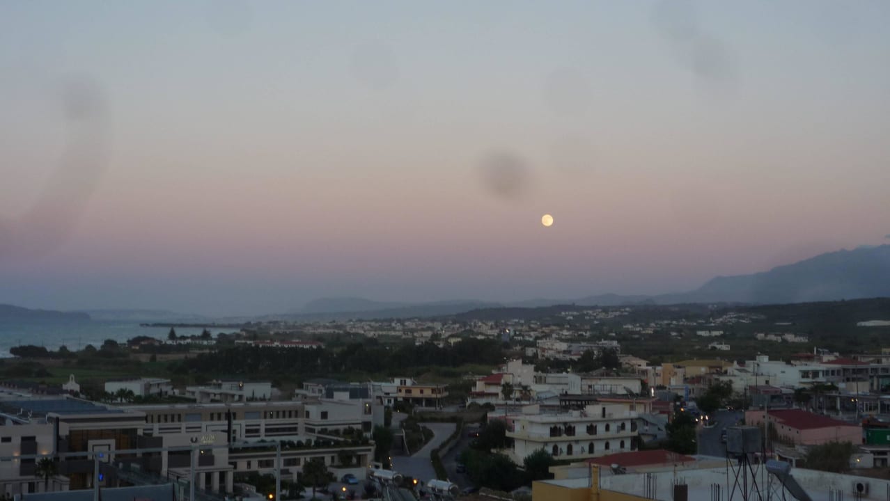 Abendstimmung von Terrasse aus Hotel Aphea Village
