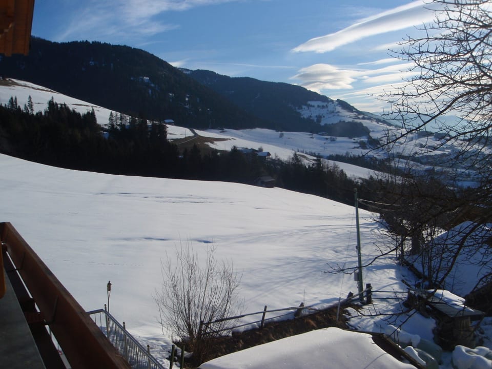 Vom Balkon die nähere Umgebung Hotel Hohenbichl