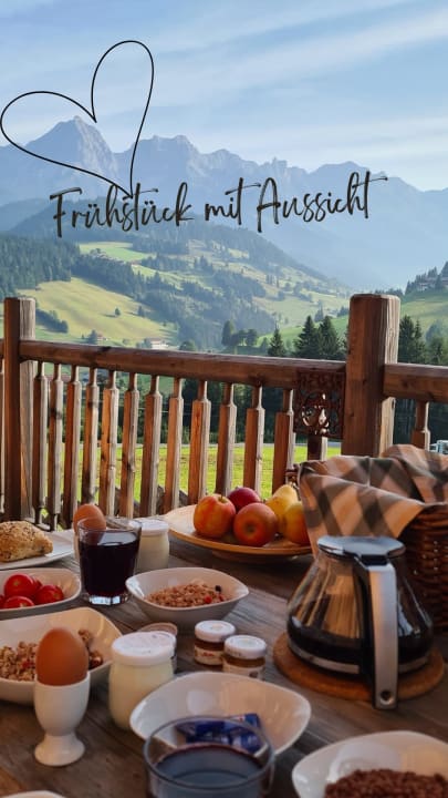 Ausblick Hüttendorf Maria Alm