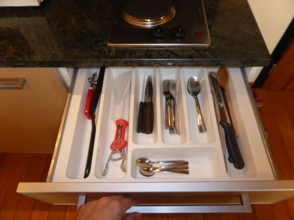 Ausstattung Küchenzeile in der Suite 534 Bibione Palace