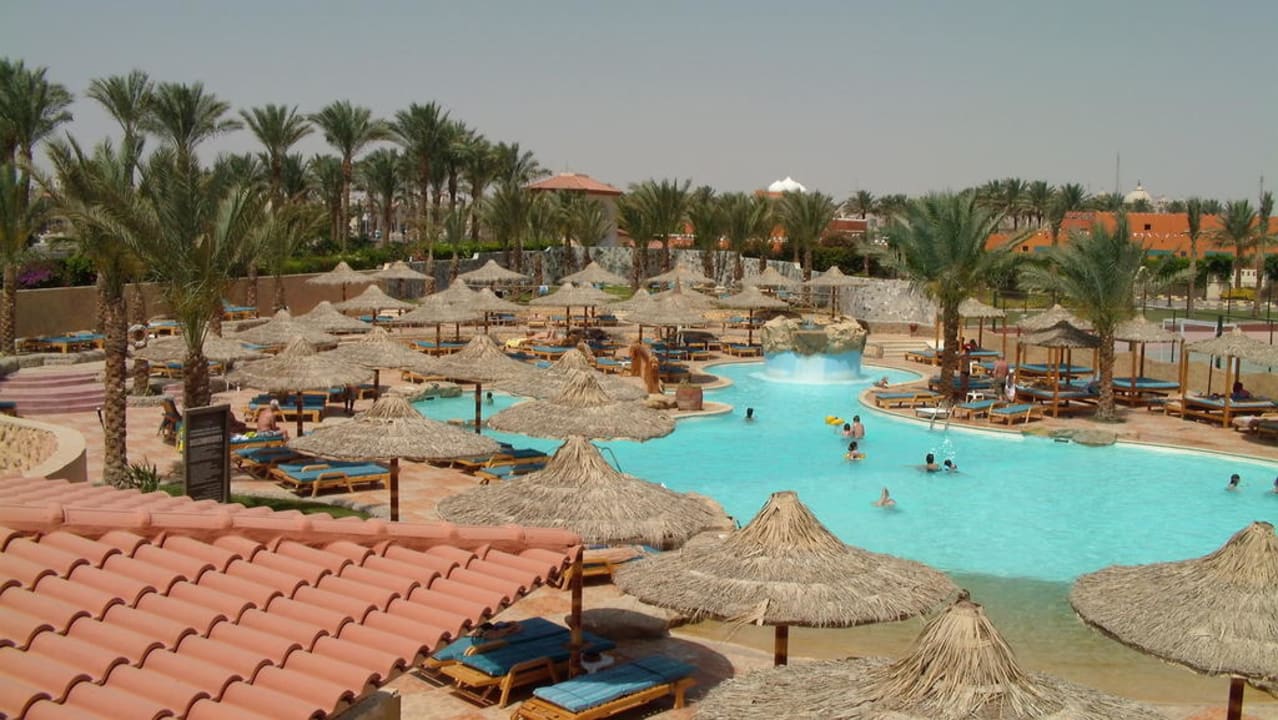 Aussicht vom Haupthaus Pickalbatros Dana Beach Resort - Hurghada