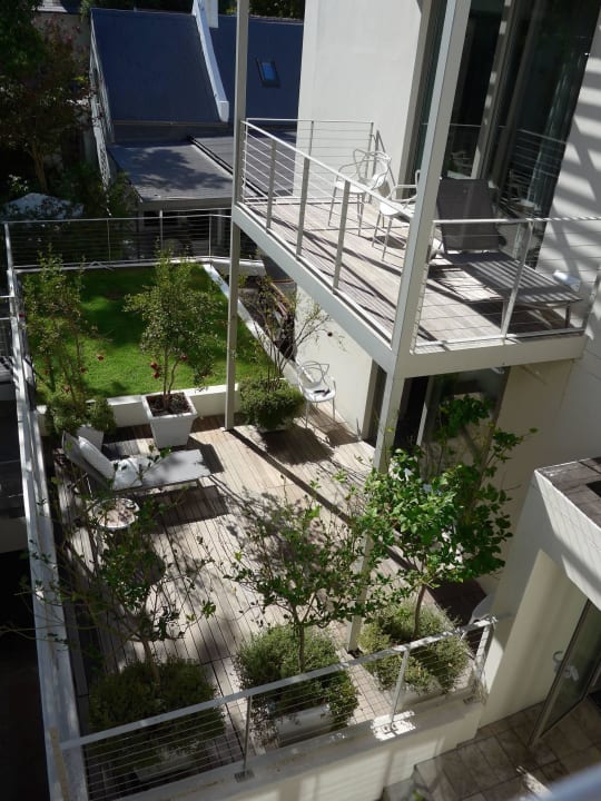 Blick vom Zimmer Oude Werf Hotel