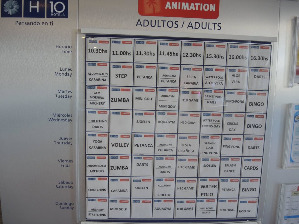 Aktivitätenprogramm H10 Rubicón Horizons Collection