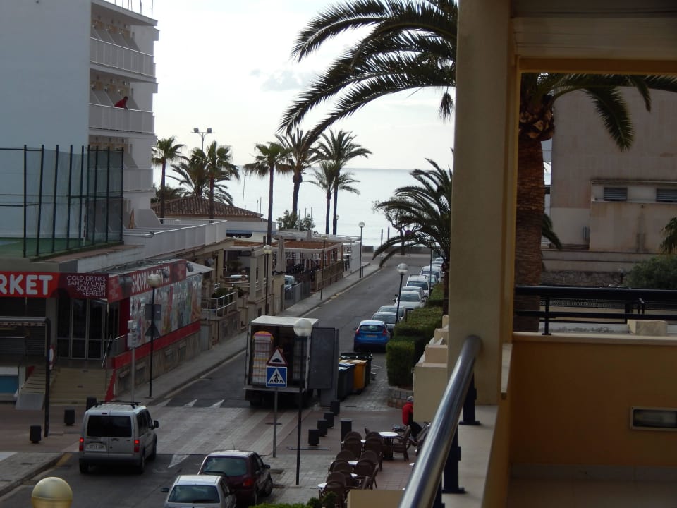 Aussicht von unserem Balkon Hotel Girasol