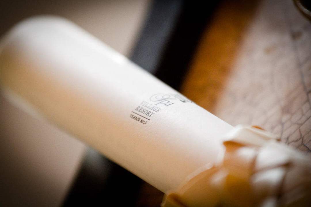 Begrüßungs-Schreiben Spa Village Resort Tembok