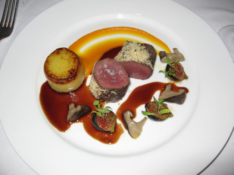 Hauptgang, Greenhouse-Restaurant Hotel The Cellars-Hohenort
