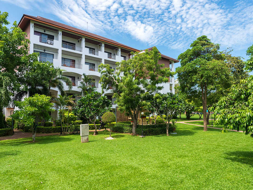 Gartenanlage Pinnacle Grand Jomtien Resort