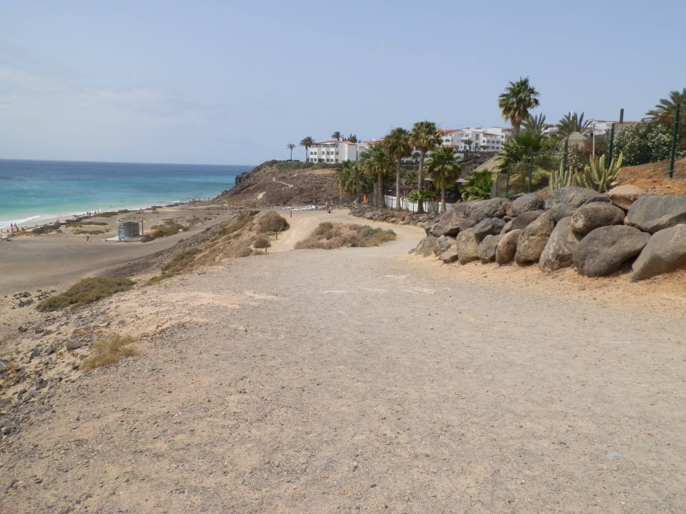 Abschnitt vom Strandweg allsun App.-Hotel Esquinzo Beach