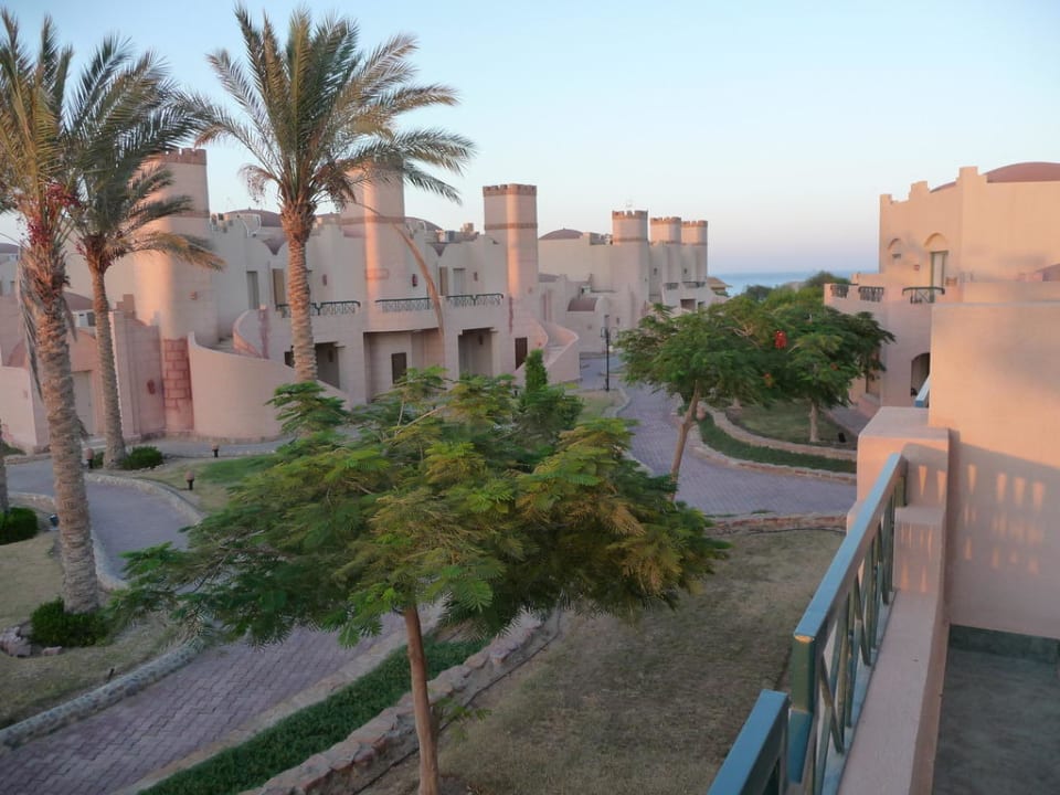 Blick vom  Balkon Sentido Akassia Beach