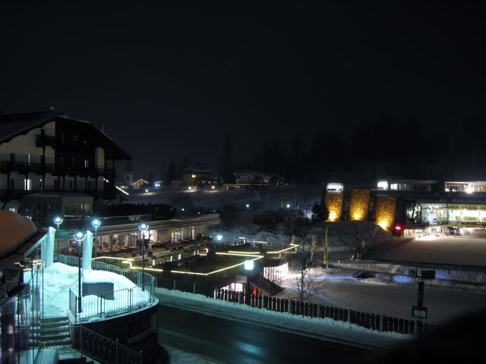 Night view from the balcony. Mountains Hotel