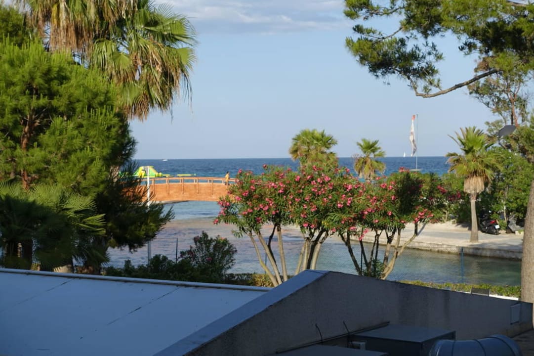 Meerblick vom Zimmer im 1. Stock allsun App.-Hotel Orquidea Playa