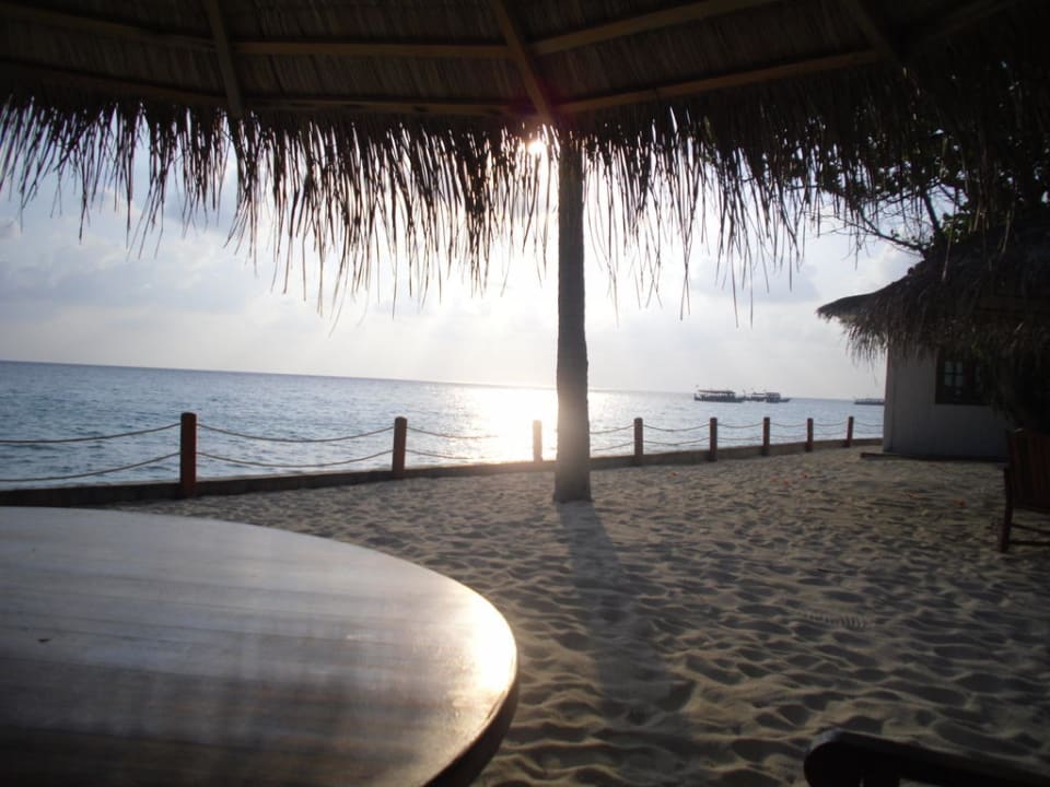 Ausblick vom Coffee Shop Palm Beach Resort & Spa Maldives