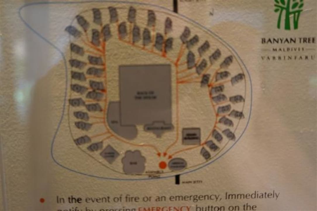 Lageplan Banyan Tree Vabbinfaru