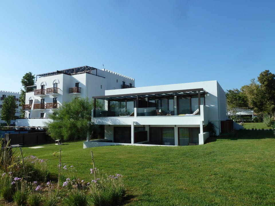 Blick auf die neuesten Woneinheiten TUI BLUE Oceanis Beach and Spa Resort