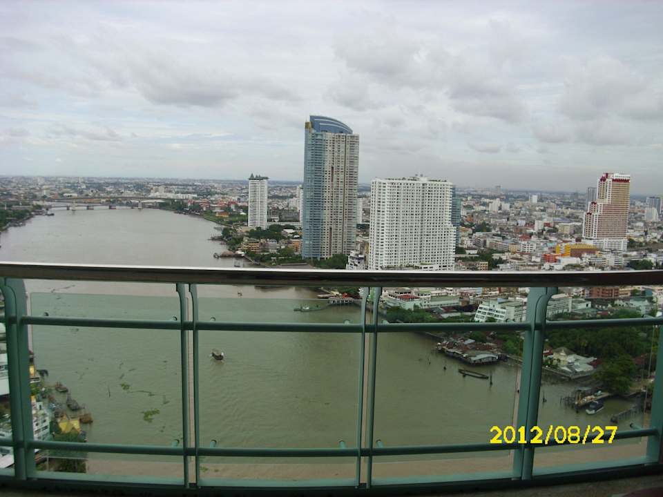 Blick vom Zimmer  Chatrium Hotel Riverside Bangkok