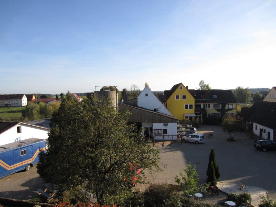 Ausblick vom Zimmer Hotel Reiterhof Altmühlsee