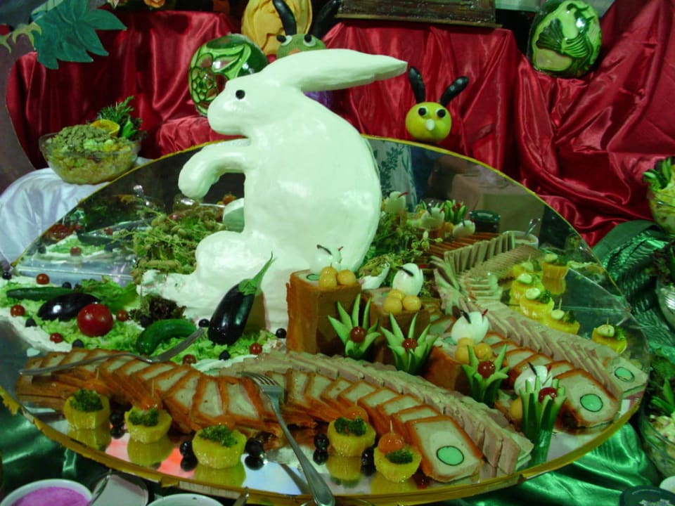 Osterbuffet Pickalbatros Alf Leila Wa Leila Resort - Neverland Hurghada