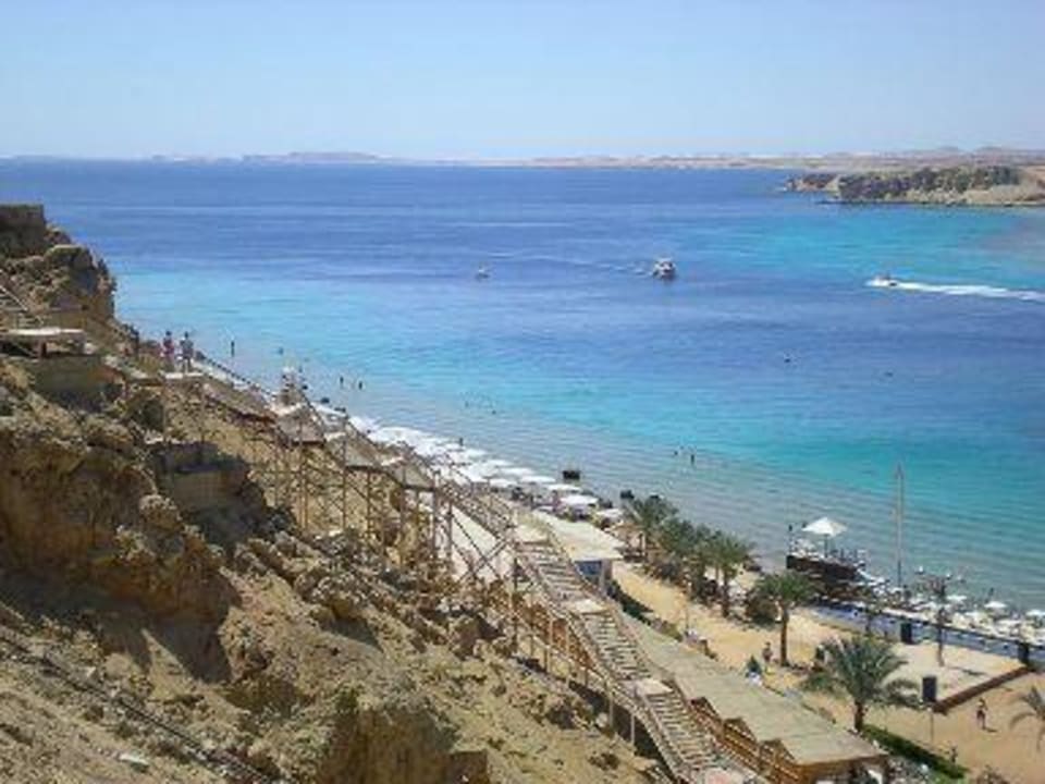 Widok z góry na plażę Pickalbatros Aqua Blu Resort - Sharm El Sheikh