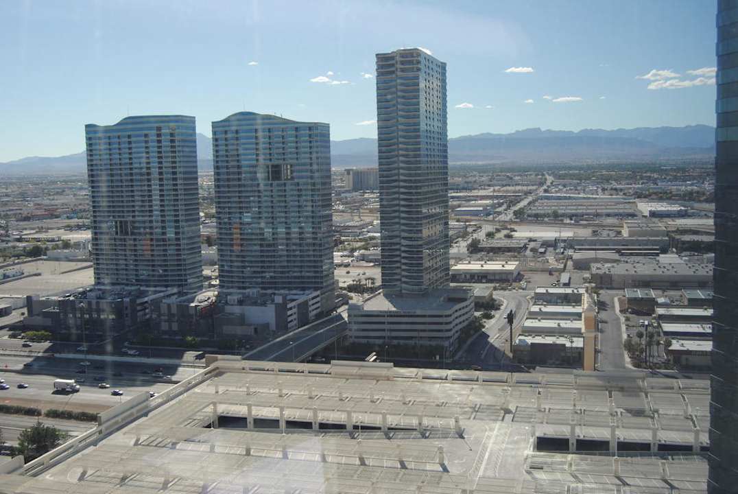Ausblick aus unserem Zimmer im 23. Stock Vdara Hotel & Spa at CityCenter Las Vegas
