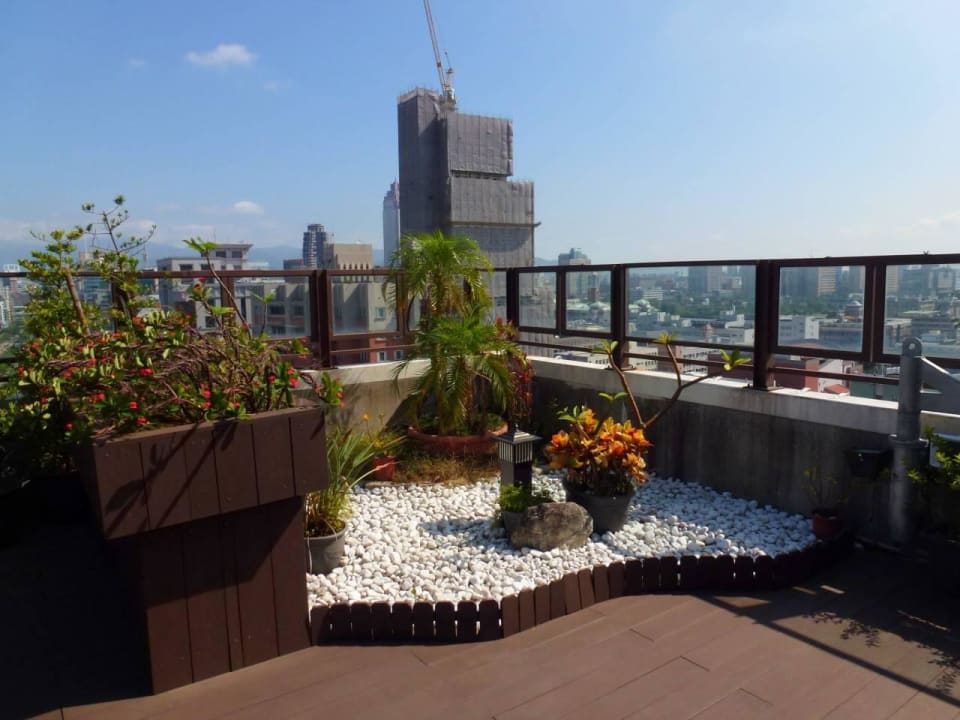 Schöne Dachterrasse  Taipei Garden Hotel