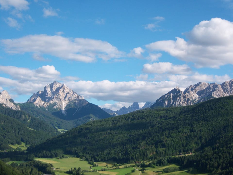 Ausblick aus der Sauna Hotel Alpen Tesitin