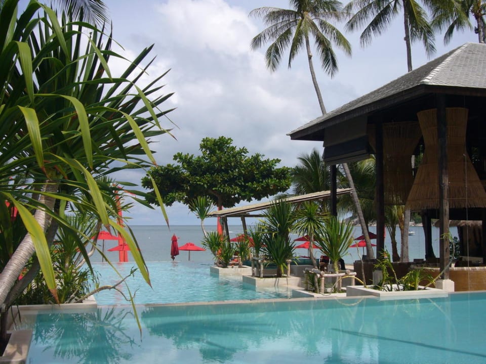 Blickrichtung Frühstücksrestaurant Anantara Rasananda Koh Phangan -  Villas