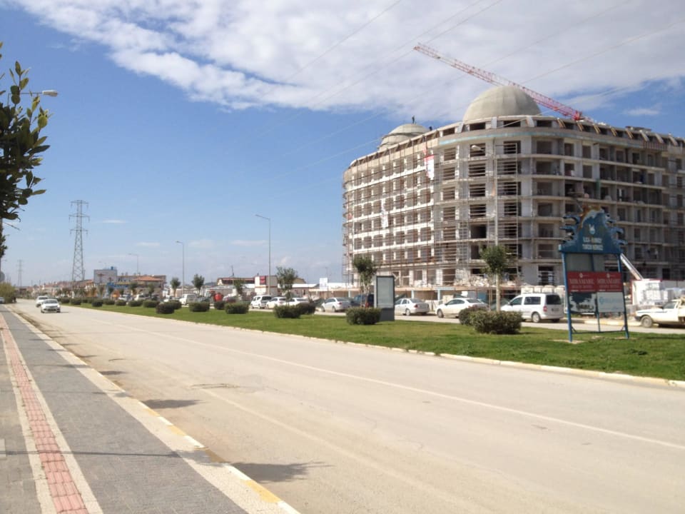 Blick Richtung Evrenseki Dream World Aqua Hotel