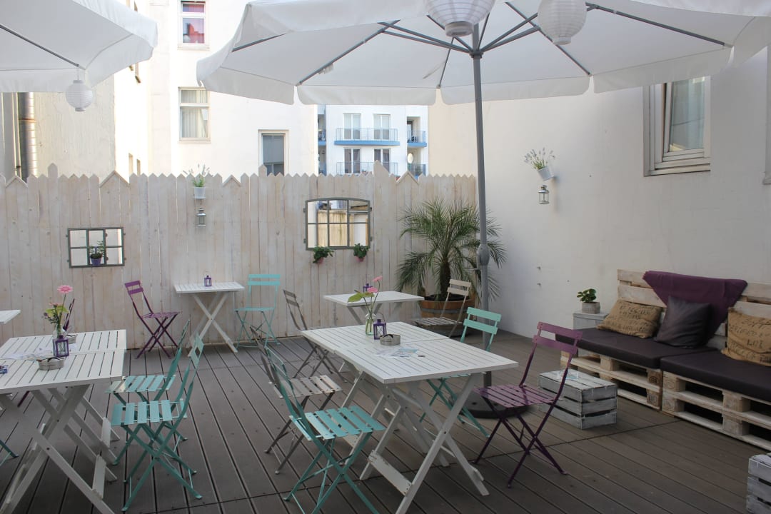 Herrlich, Dachterrasse  Pyjama Park Reeperbahn Hotel