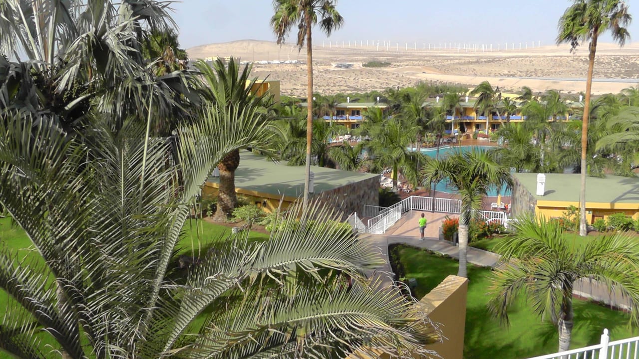 Sicht auf die Gartenanlage und den Pool Club Hotel Drago Park