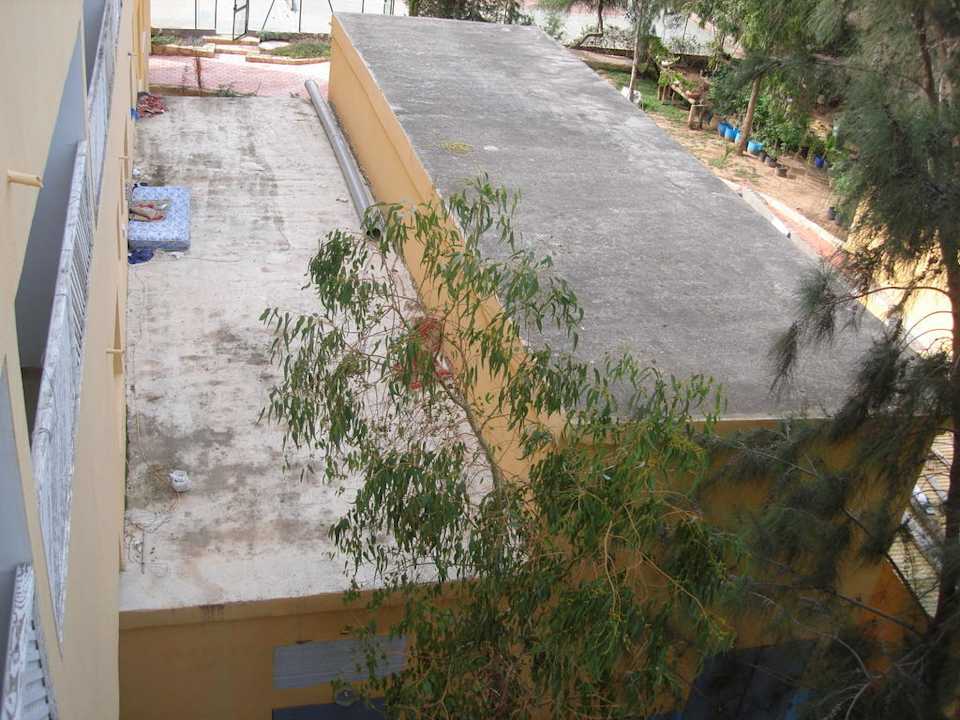 Blick aus dem 2. Zimmer Hotel Chich Khan