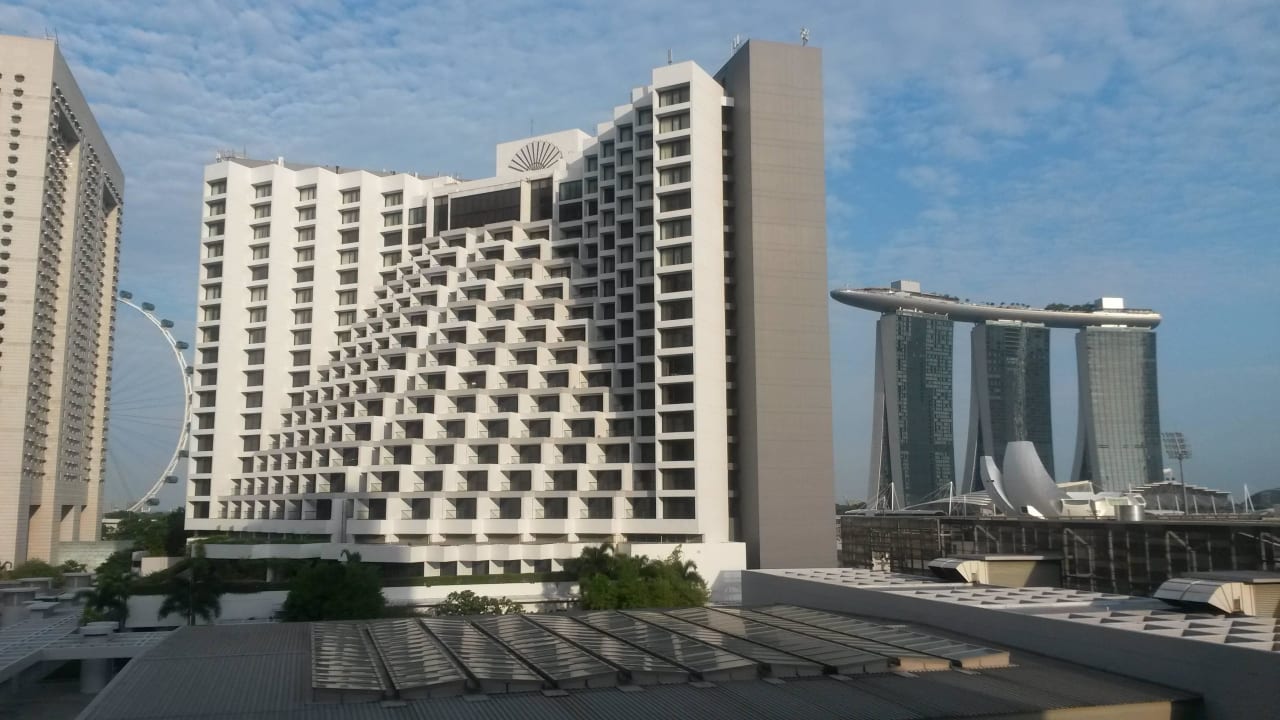 Blick von Zimmer 633 Parkroyal Collection Marina Bay