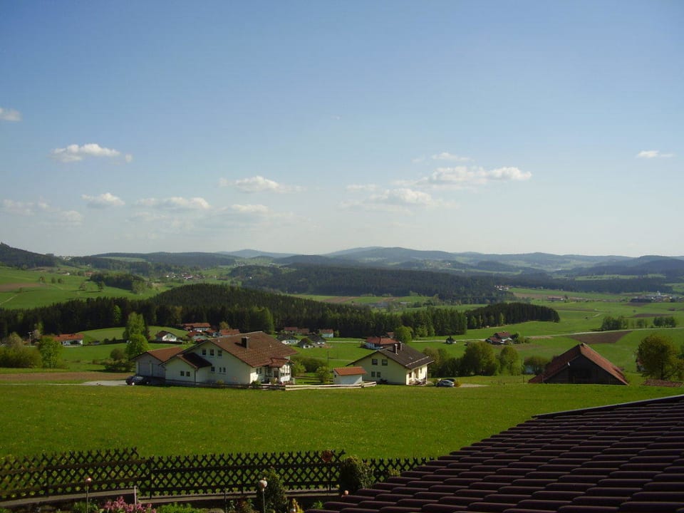 Aussicht aus Zimmer Hotel Haus am Berg