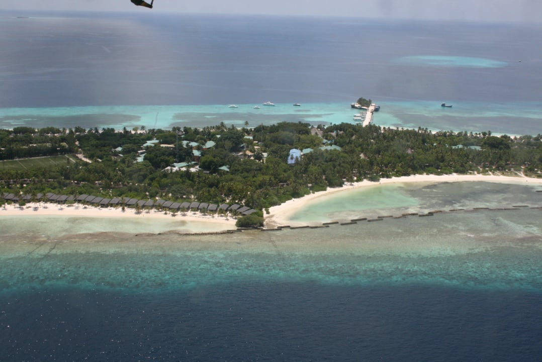 Kuredu aus der Luft Kuredu Island Resort & Spa