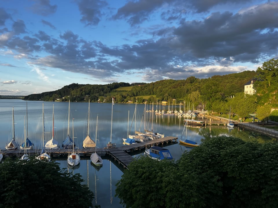 Ausblick Seeside Hotel Seewirt Mattsee