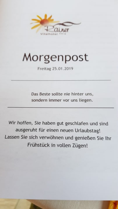 Gastro Vitalhotel Rainer