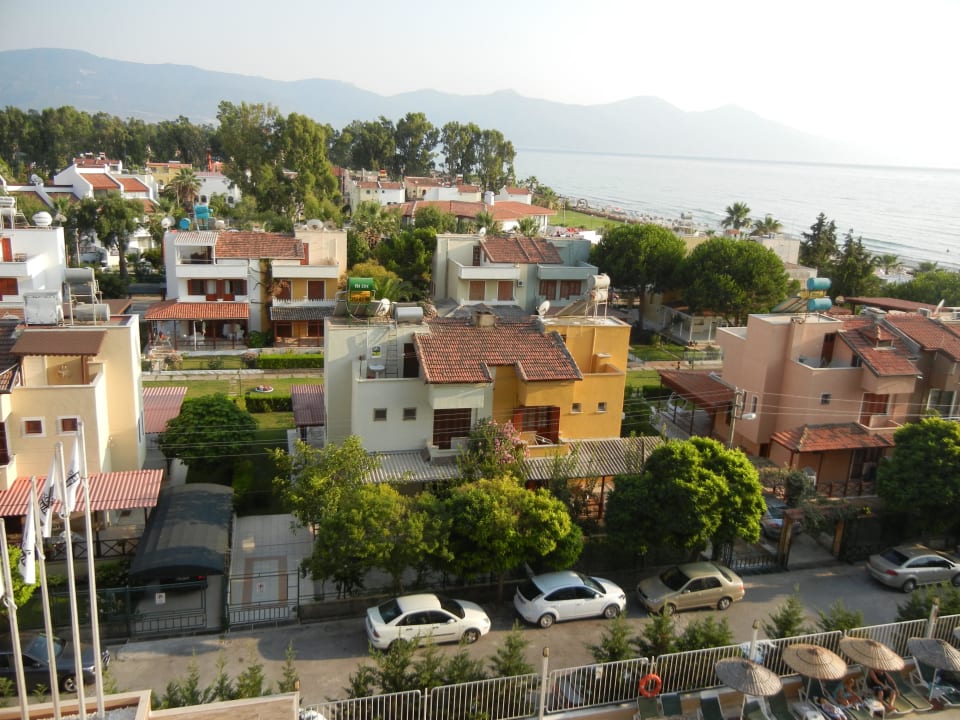 Ausblick vom Balkon Hotel Ephesia
