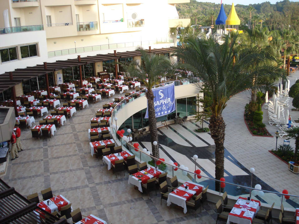 Blick vom Balkon Saphir Resort & Spa