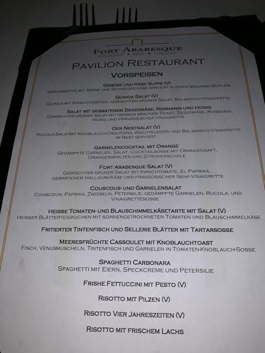 Gastro Fort Arabesque Resort, Spa & Villas