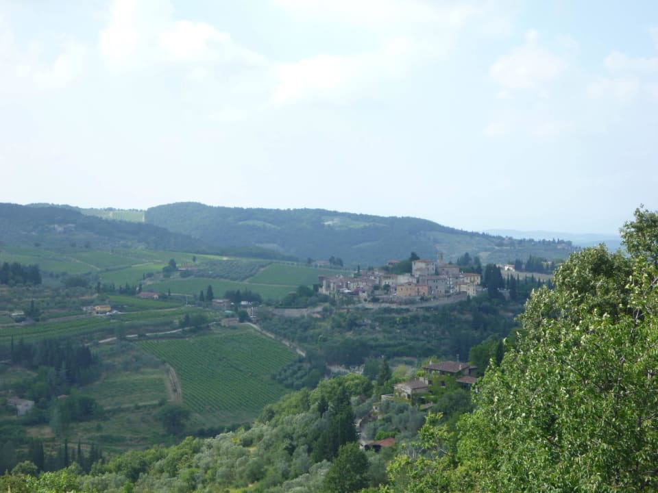 Blick vom Pool Hotel Castello di Montegonzi