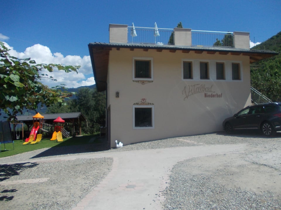 Vitalbad mit Dachterrasse Vitalhof Niederhof