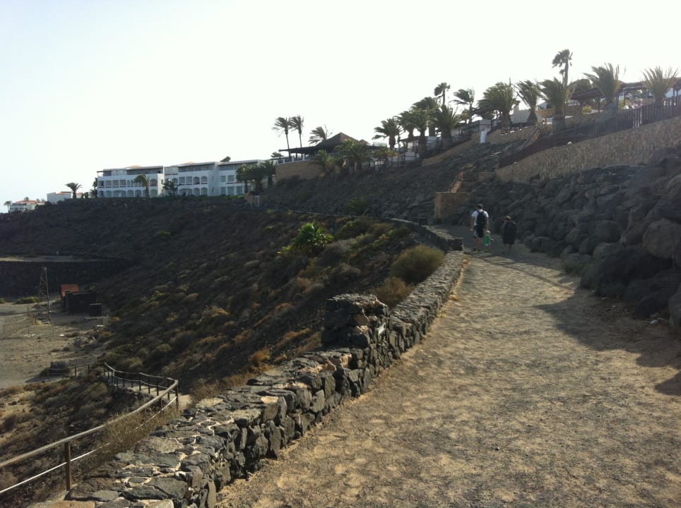 Der anstrengende Weg zum Hotel Club Jandia Princess